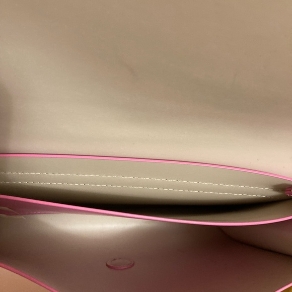 Kate Spade Pink Clutch with Gold Chain - Picture 5 of 6